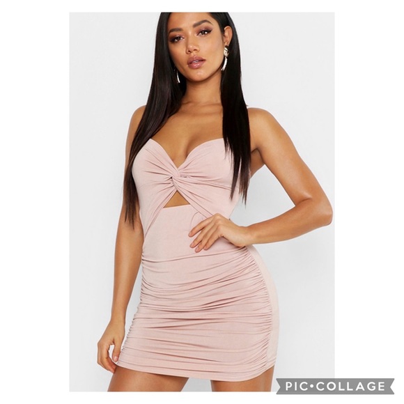 mesh off shoulder dress SER.O.YA Noel Off Shoulder Mesh Midi Dress in Chocolate